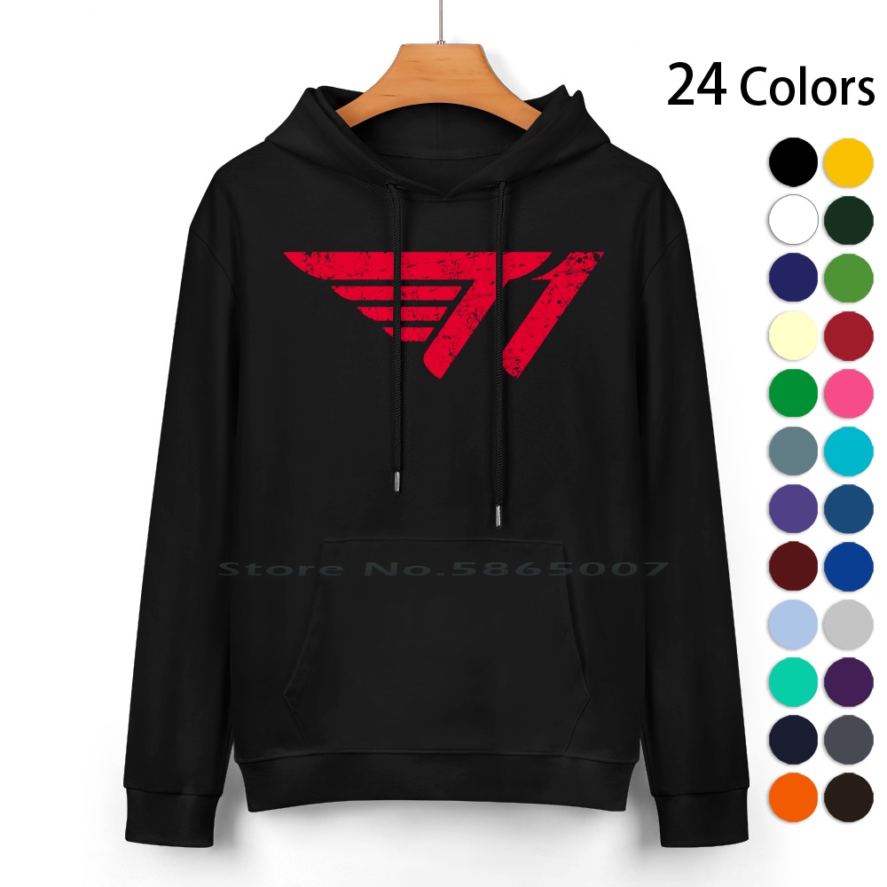 Esports Gaming Hoodie - T1-2.0 Pur Coton Hoodie Pull 24