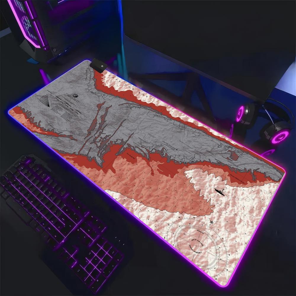 Mouse Pad Extended Rgb - Tapis de souris RGB Jaws Movie