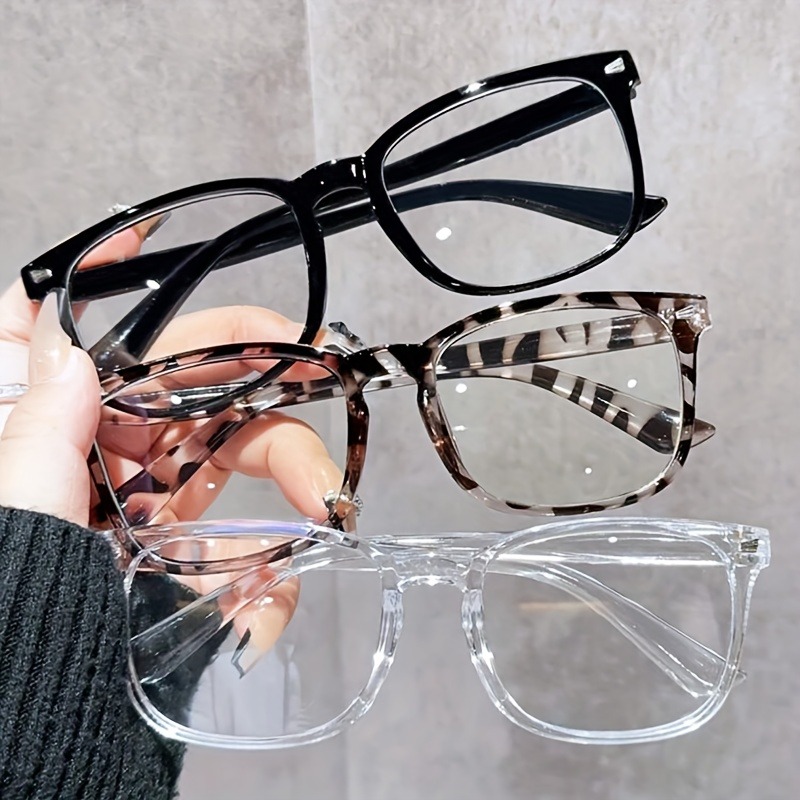 Gaming Glasses Blue - Lunettes carrées anti-lumière bleue pour hommes