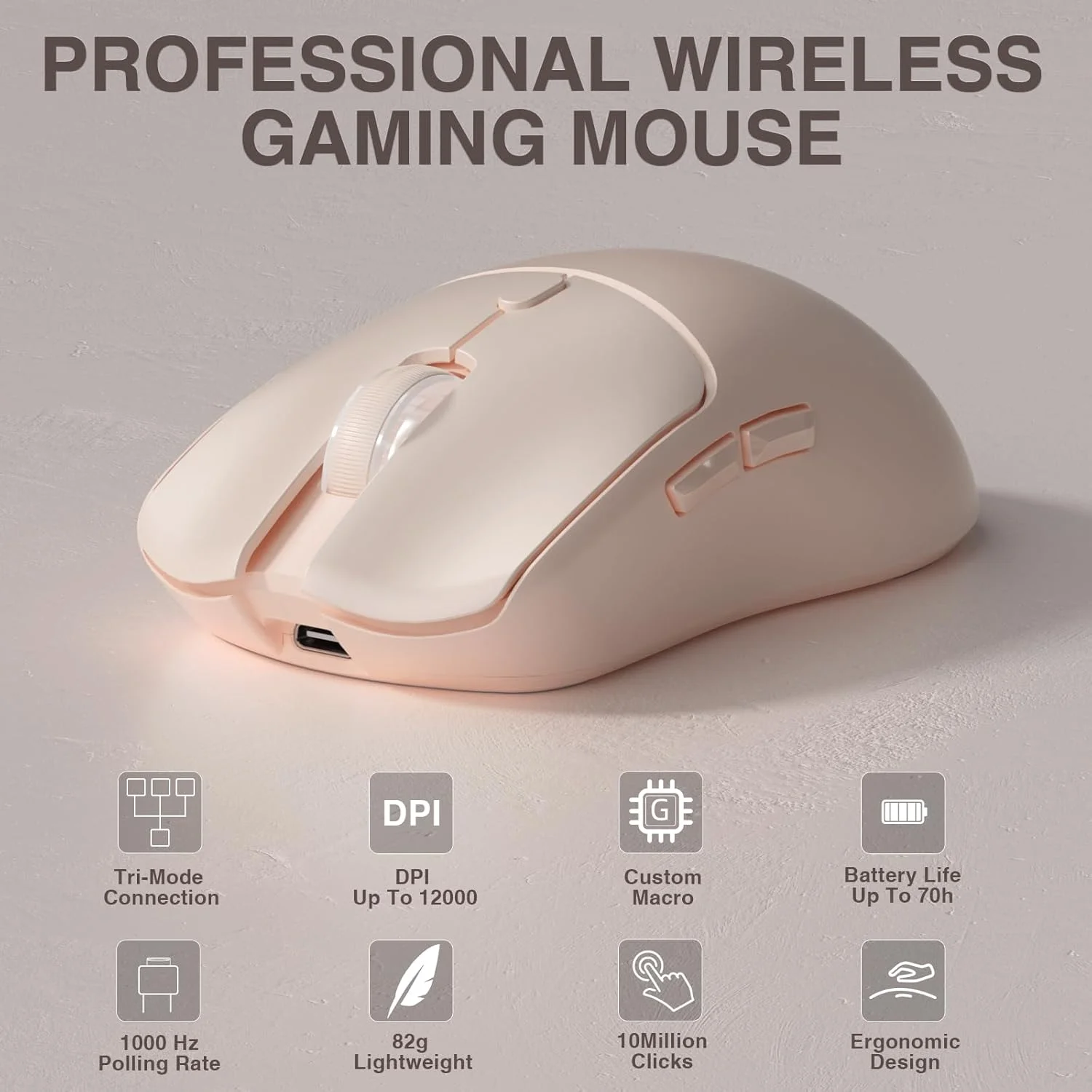 Esports Gaming Laptop - Souris de jeu sans fil AULA