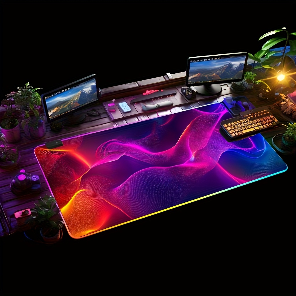 Mouse Pad Extended Rgb - Tapis de souris de jeu grand