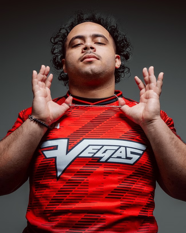 Esports Gaming Sleeve - Nouveau Maillot Esports 2026 Vegas Rouge
