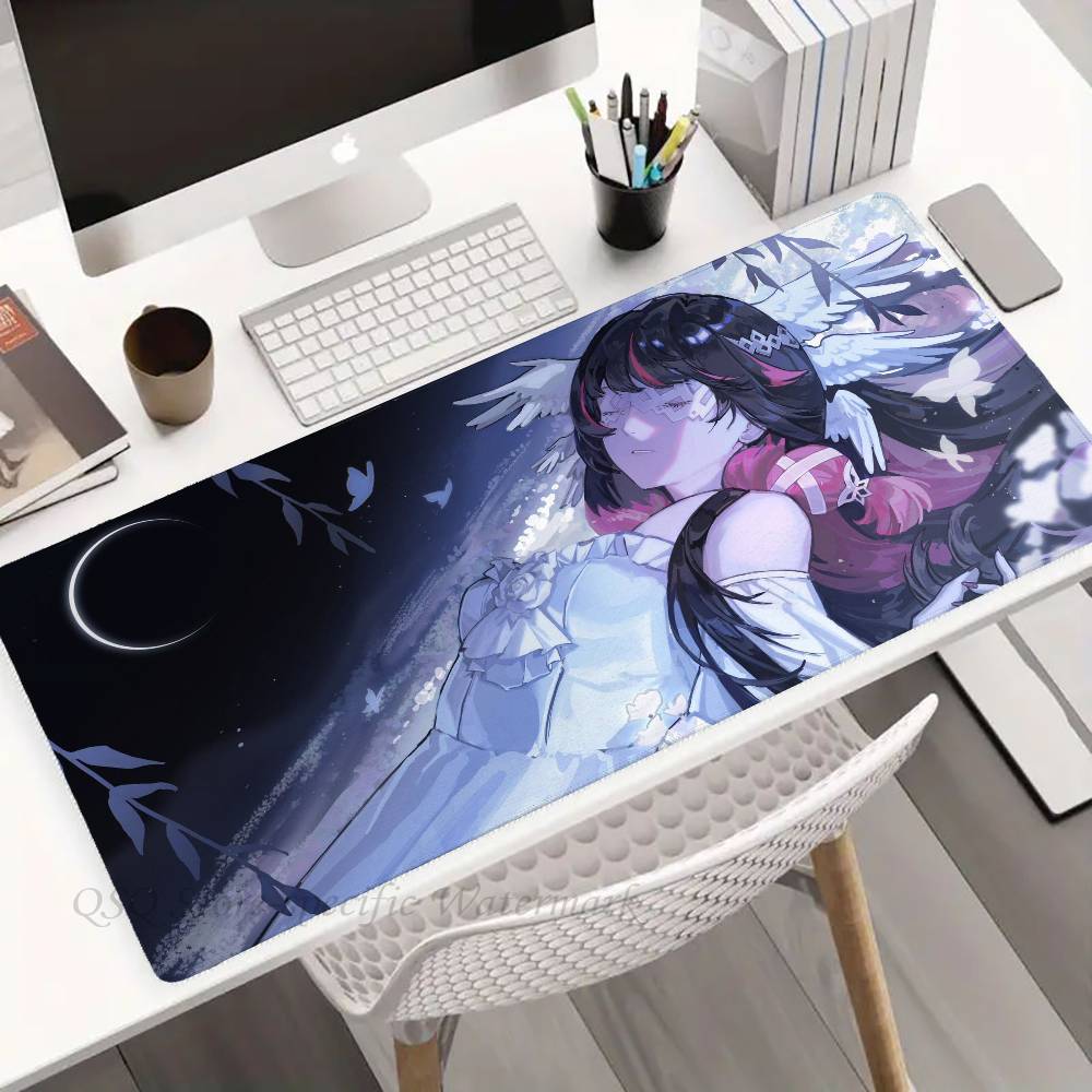 Esports Gaming Laptop - Tapis de souris antidérapant Anime Columbina