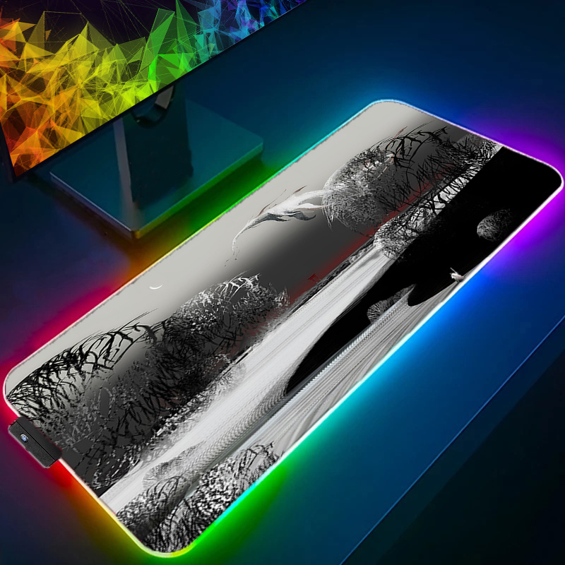 Tapis de souris LED RGB multi- - Mouse Pad Extended Rgb avis et prix