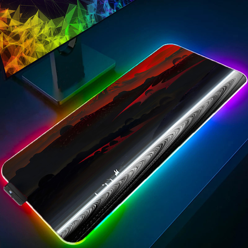 Tapis de souris LED RGB multi- - Mouse Pad Extended Rgb avis et prix
