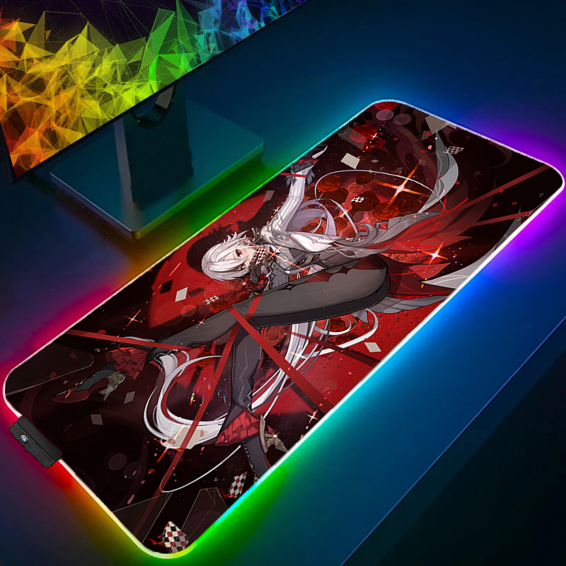 Tapis de souris Gamer LED ordi - Mouse Pad Extended Rgb avis et prix