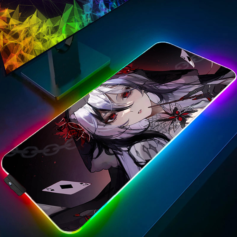 Tapis de souris Gamer LED ordi - Mouse Pad Extended Rgb avis et prix