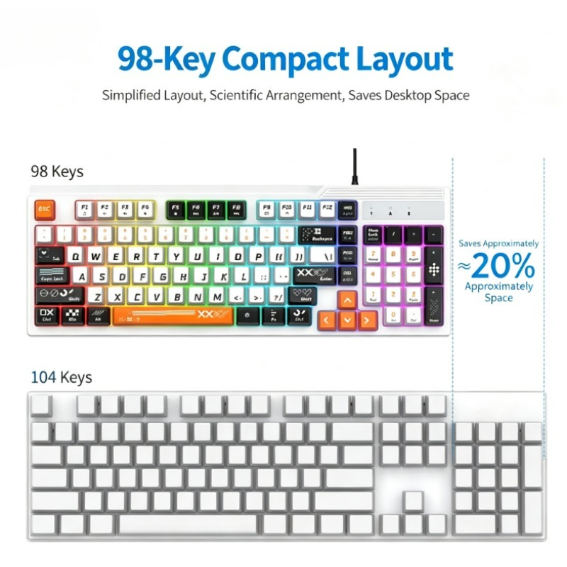 Ensemble de jeu K8pro 3 en 1 : - Esports Gaming Laptop avis et prix