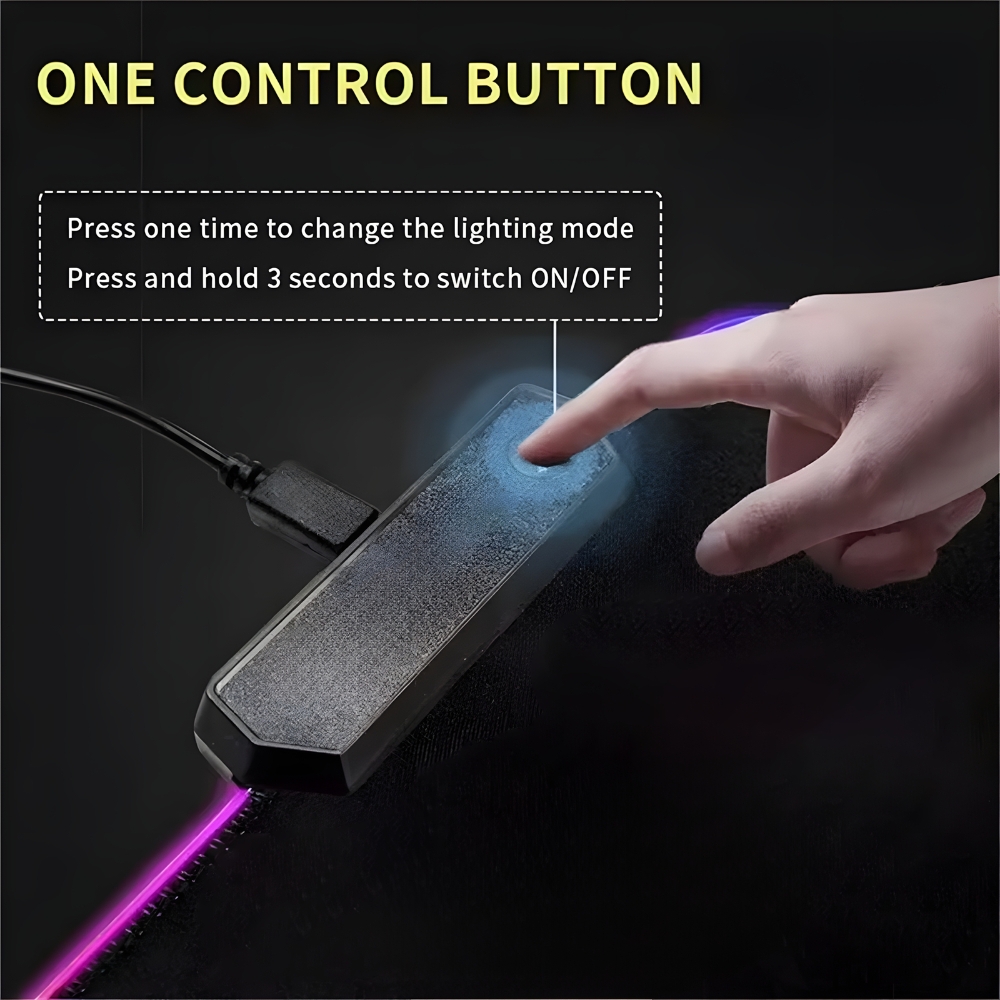 Grand tapis de souris de jeu e - Mouse Pad Extended Rgb avis et prix