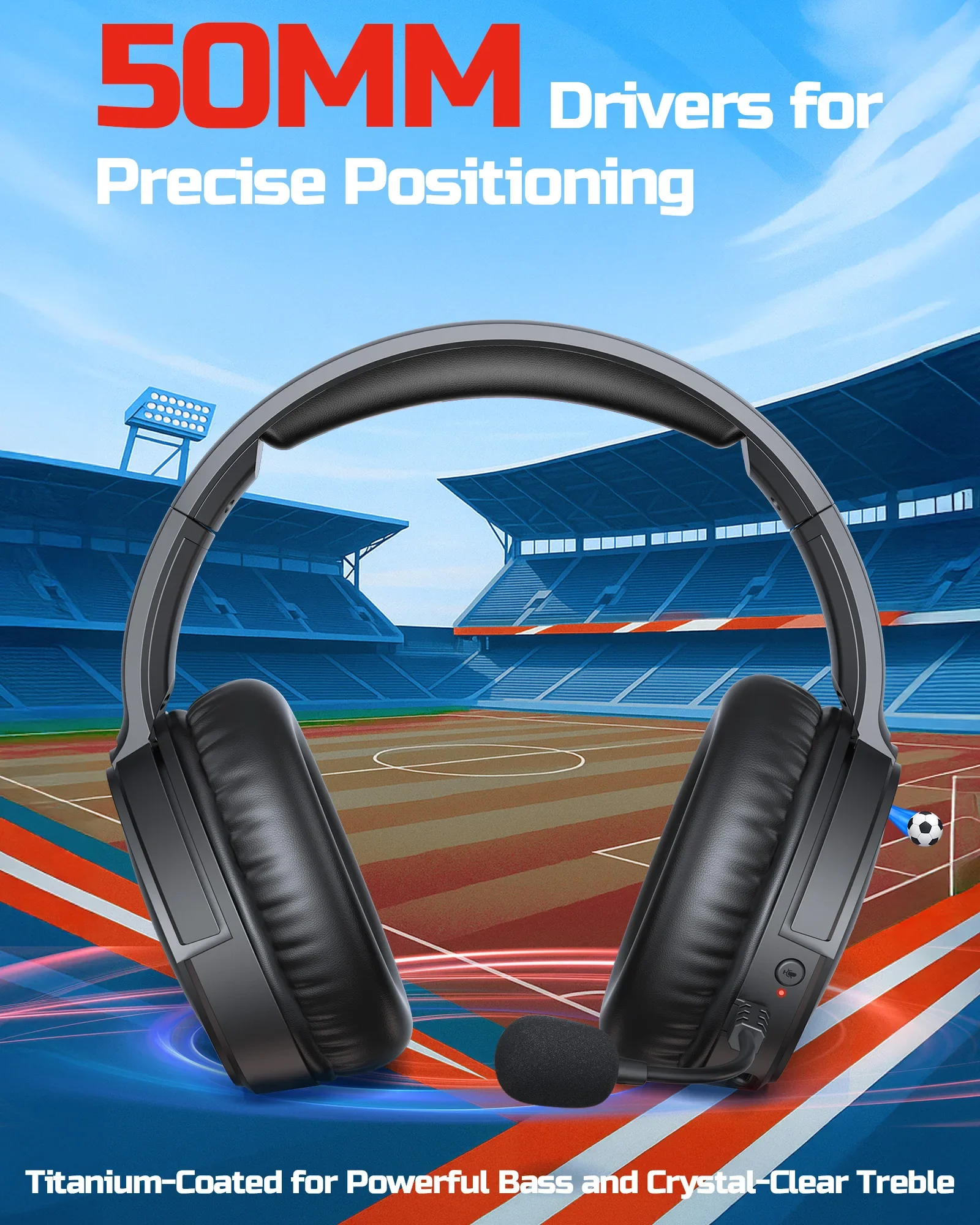 BINNUNE BW02 casque de jeu san - Gaming Headset 7.1 avis et prix